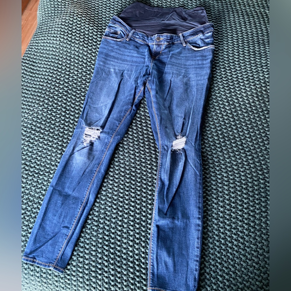 Old Navy Rockstar maternity jeans